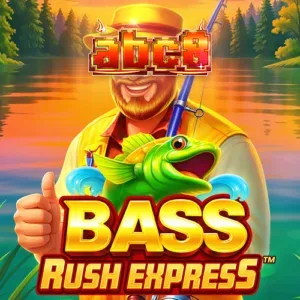 Bass Rush Express স্লট গেমের ইন্টারফেস এবং ফিশিং থিম